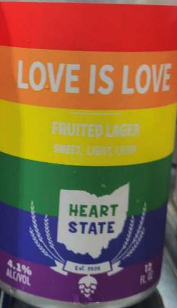 23 - Heart State Love is Love 64oz Growler