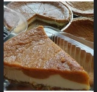 JR.’S SWEET POTATO CHEESECAKE