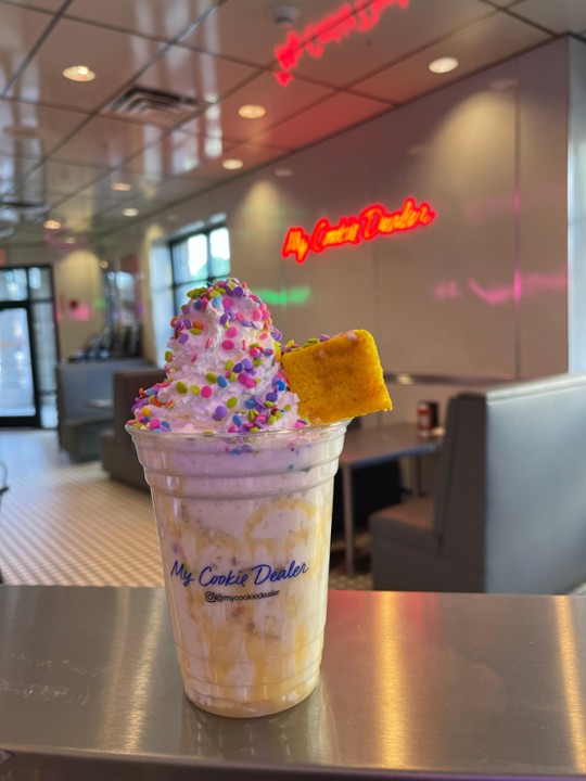 Birthday Cake Batter Milkshake