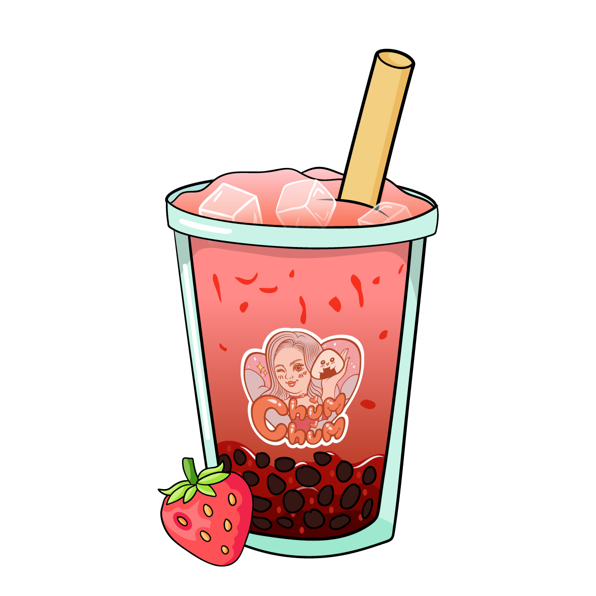 Strawberry Milk Tea (V/GF)