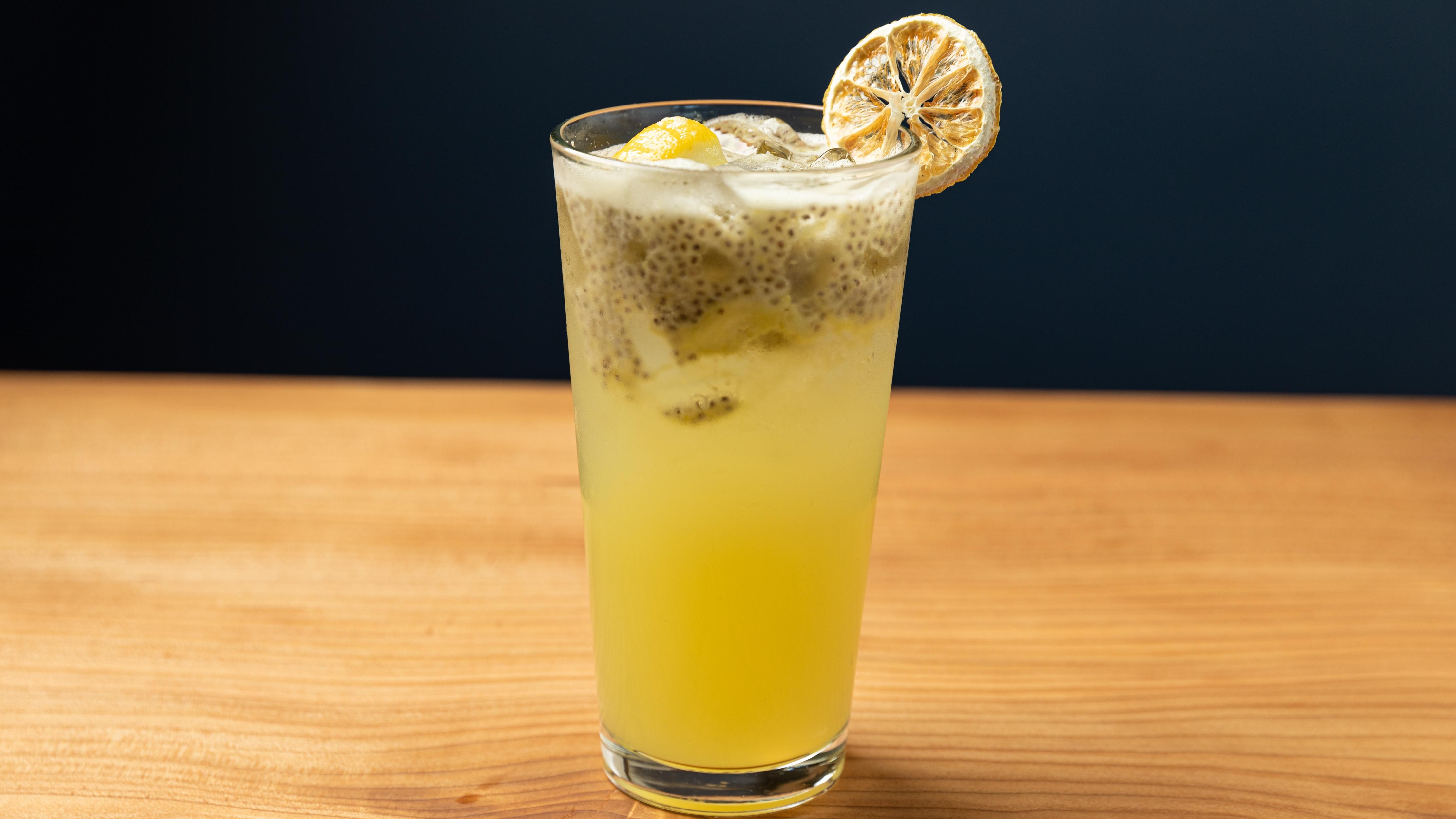 Fuji Apple Lemonade with Chia Seeds