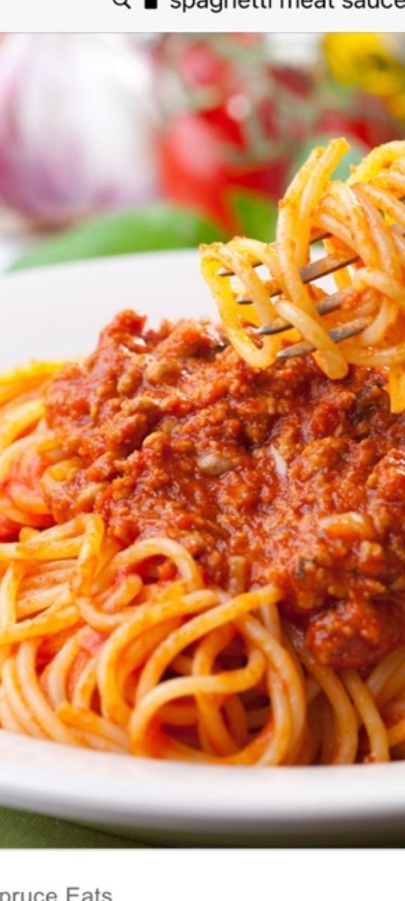 Spaghetti with meat sauce (signature)
