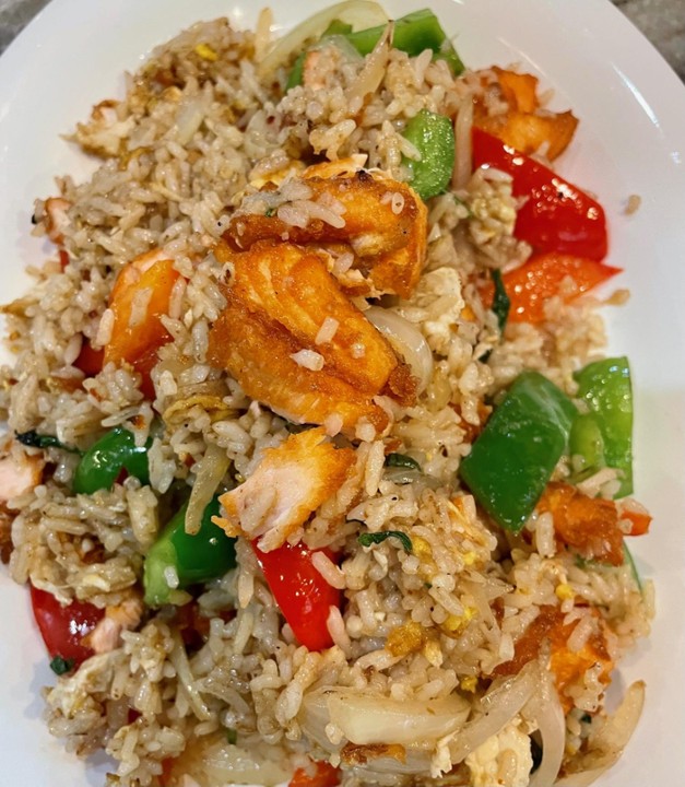 SPICY SALMON FRIED RICE