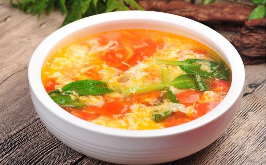 番茄煎蛋汤 Tomato and Egg Soup