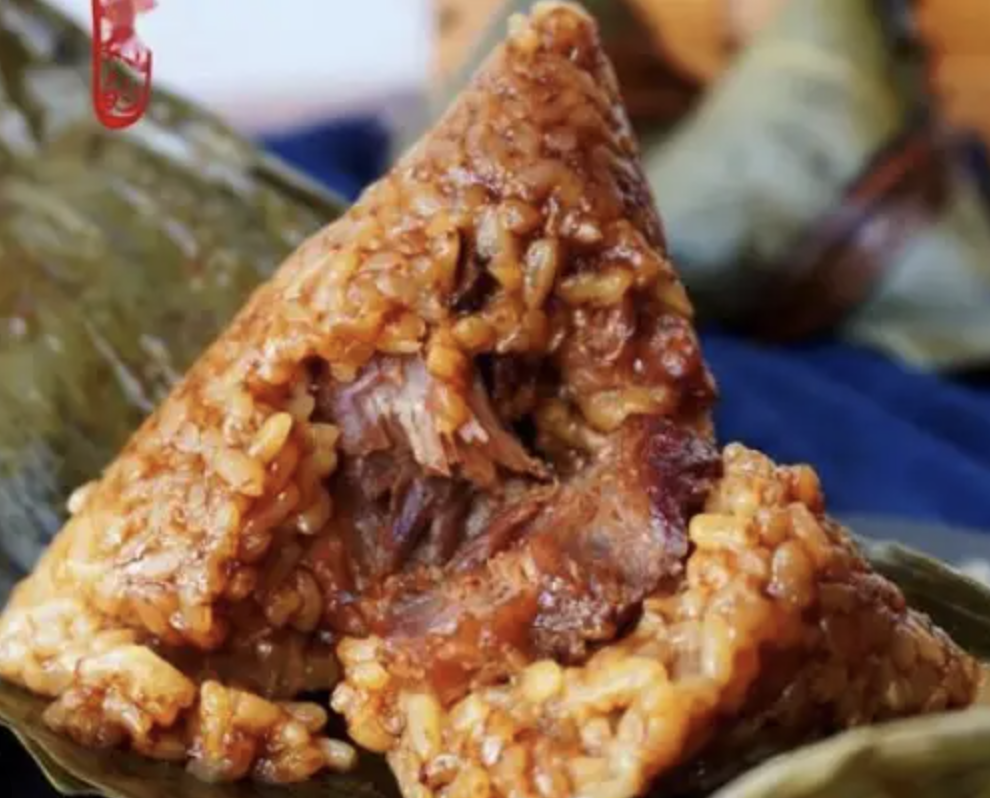 肉粽Handmade &Meat Sticky Rice wrap w/ leaf（纯手工非常好吃）