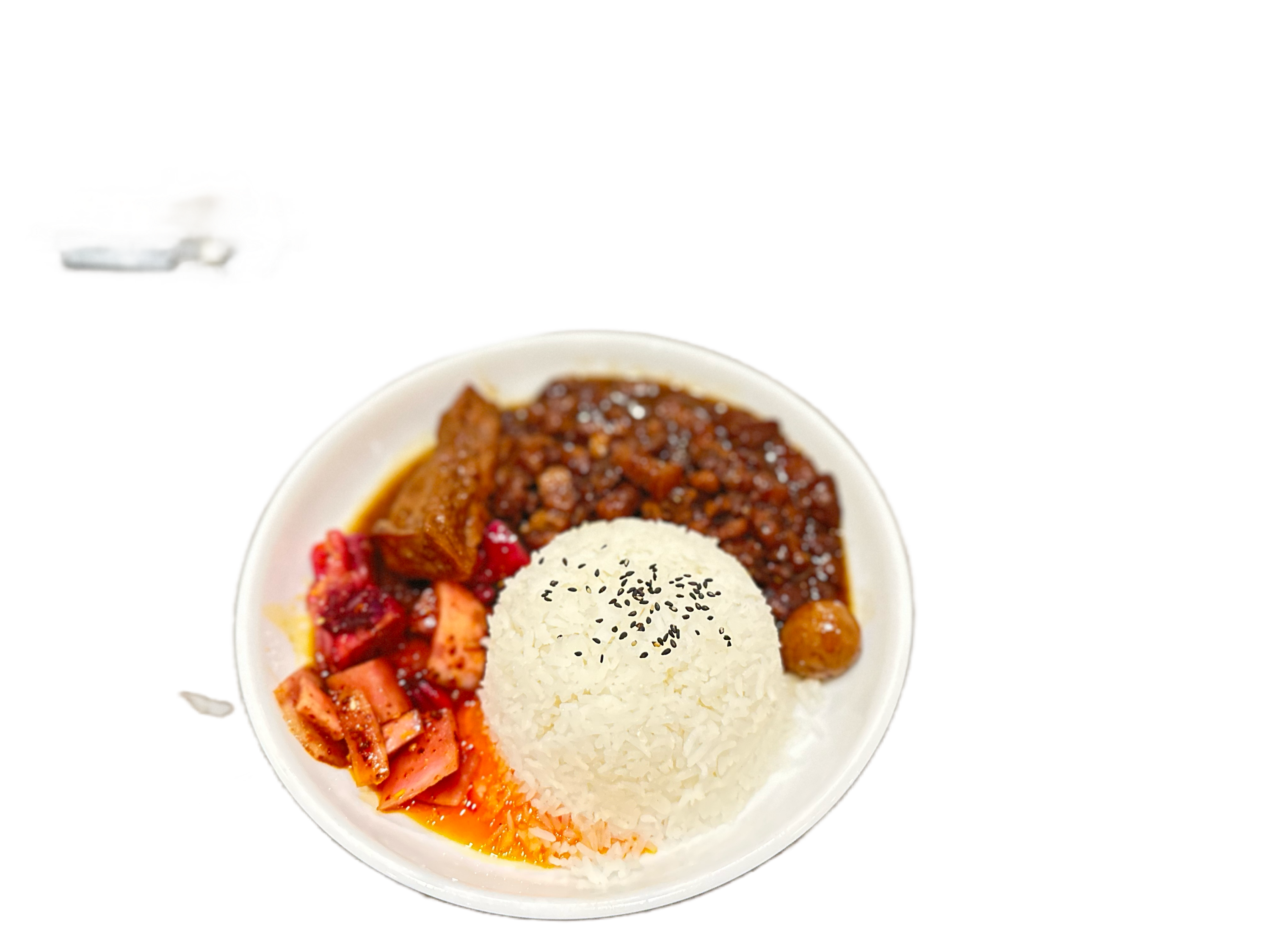 卤肉饭halibut rice