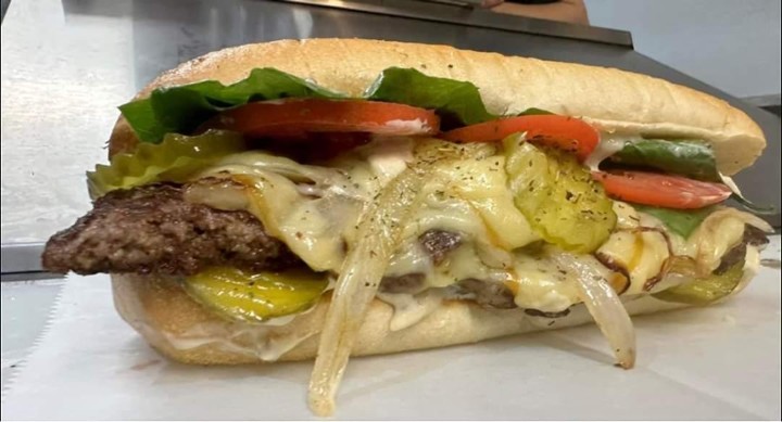 Cheeseburger Hoagie Combo