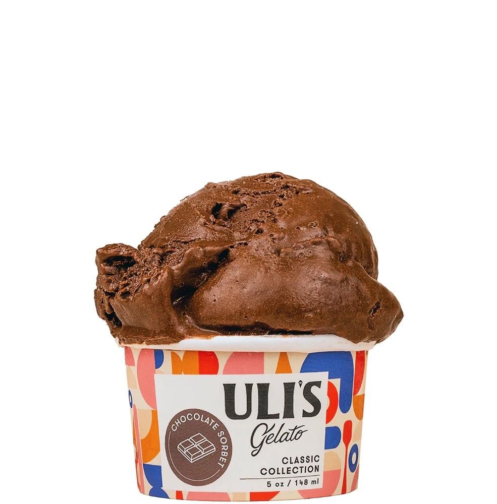Uli's Gelato - Chocolate Sorbet 5oz/mini
