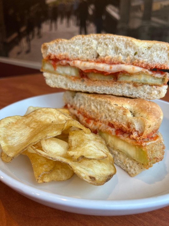 Eggplant Parmesan Sandwich