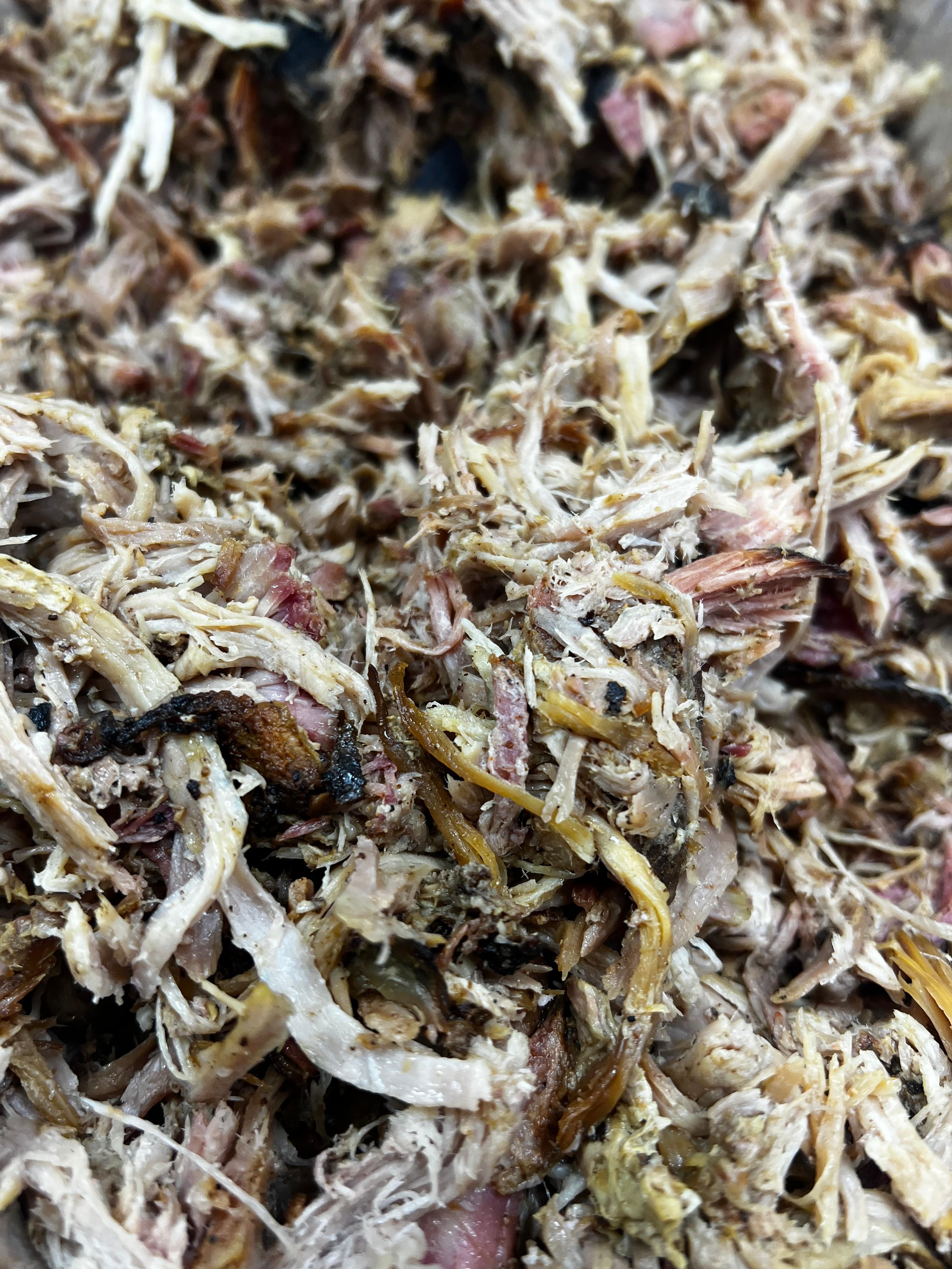 Pulled pork by the pound