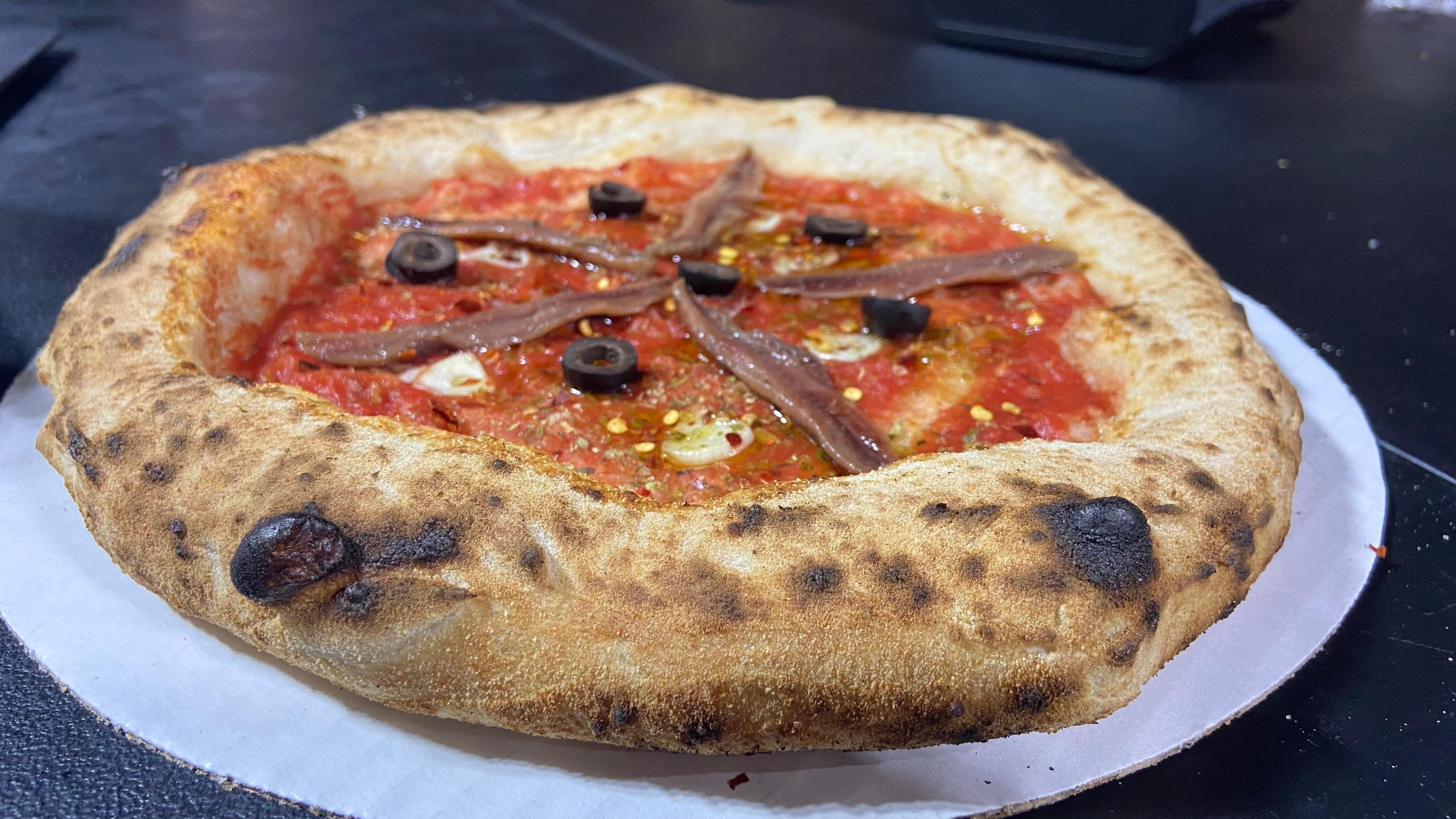 Anchovies and Black Olives
