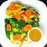 Steamed Vegetables with Peanut Sauce #14
