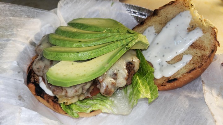 Avocado Ranch Burger