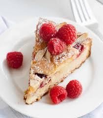 Almond Berry Torte Slice, GF