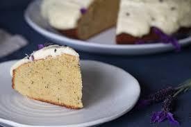 Earl Grey & Lavender cake slice, GF
