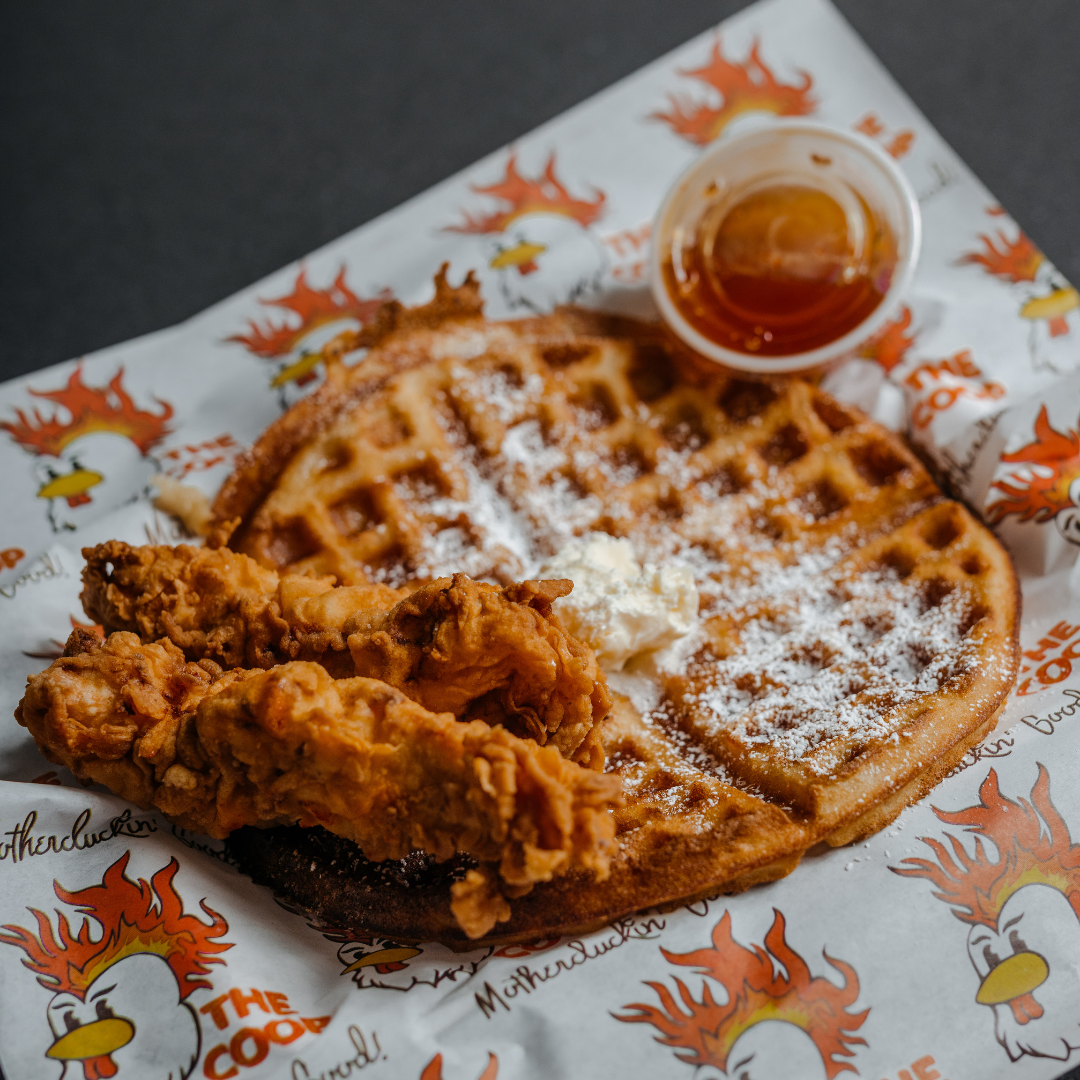 Hot Chicken and Waffle