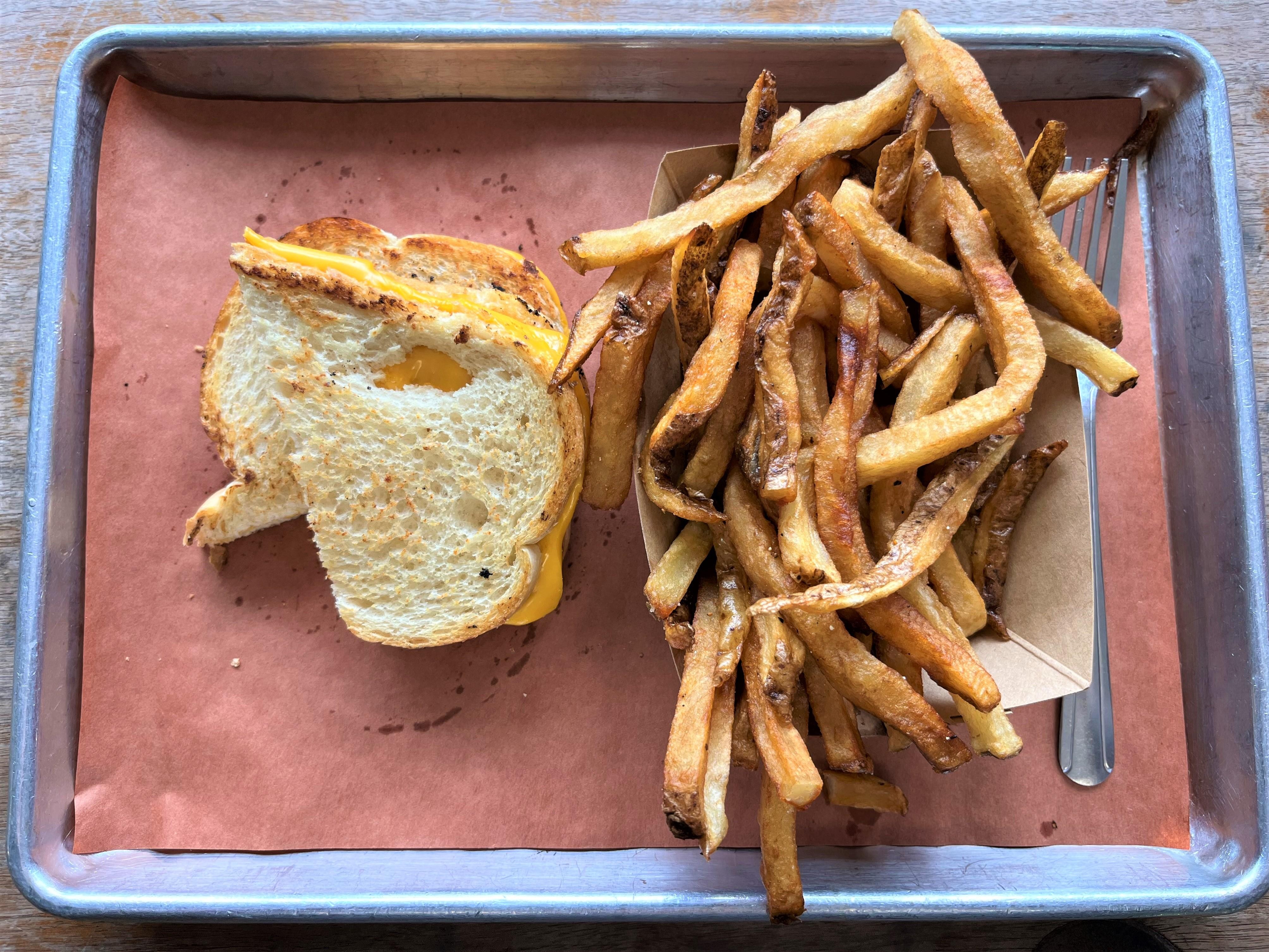 Grilled Cheese w/ Fries