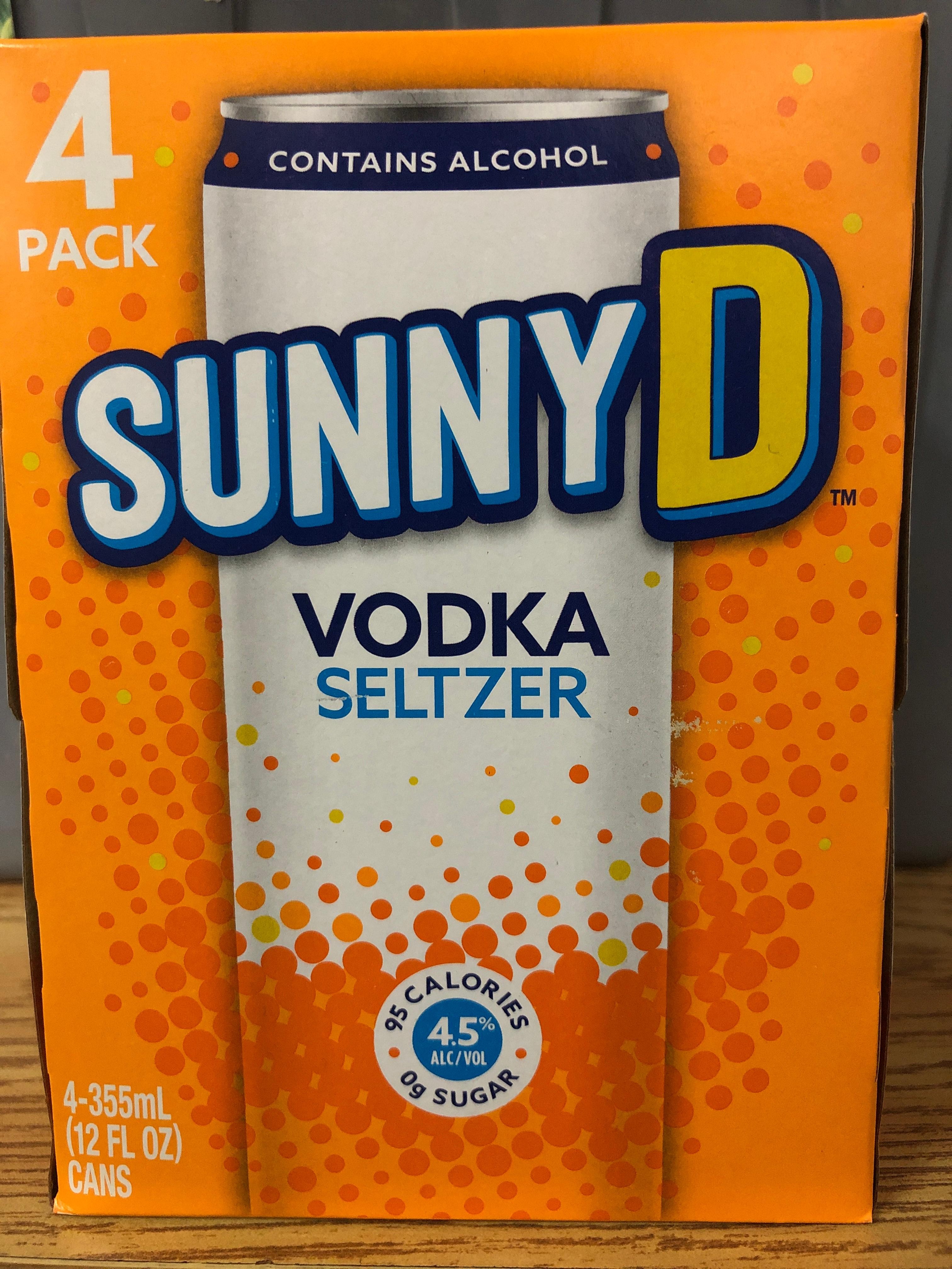Sunny D Vodka Seltzer