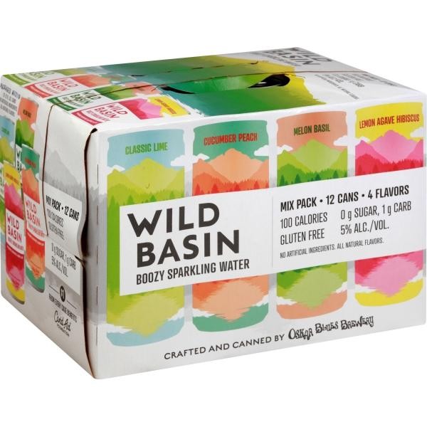 Wild Basin Sparkling Water Variety