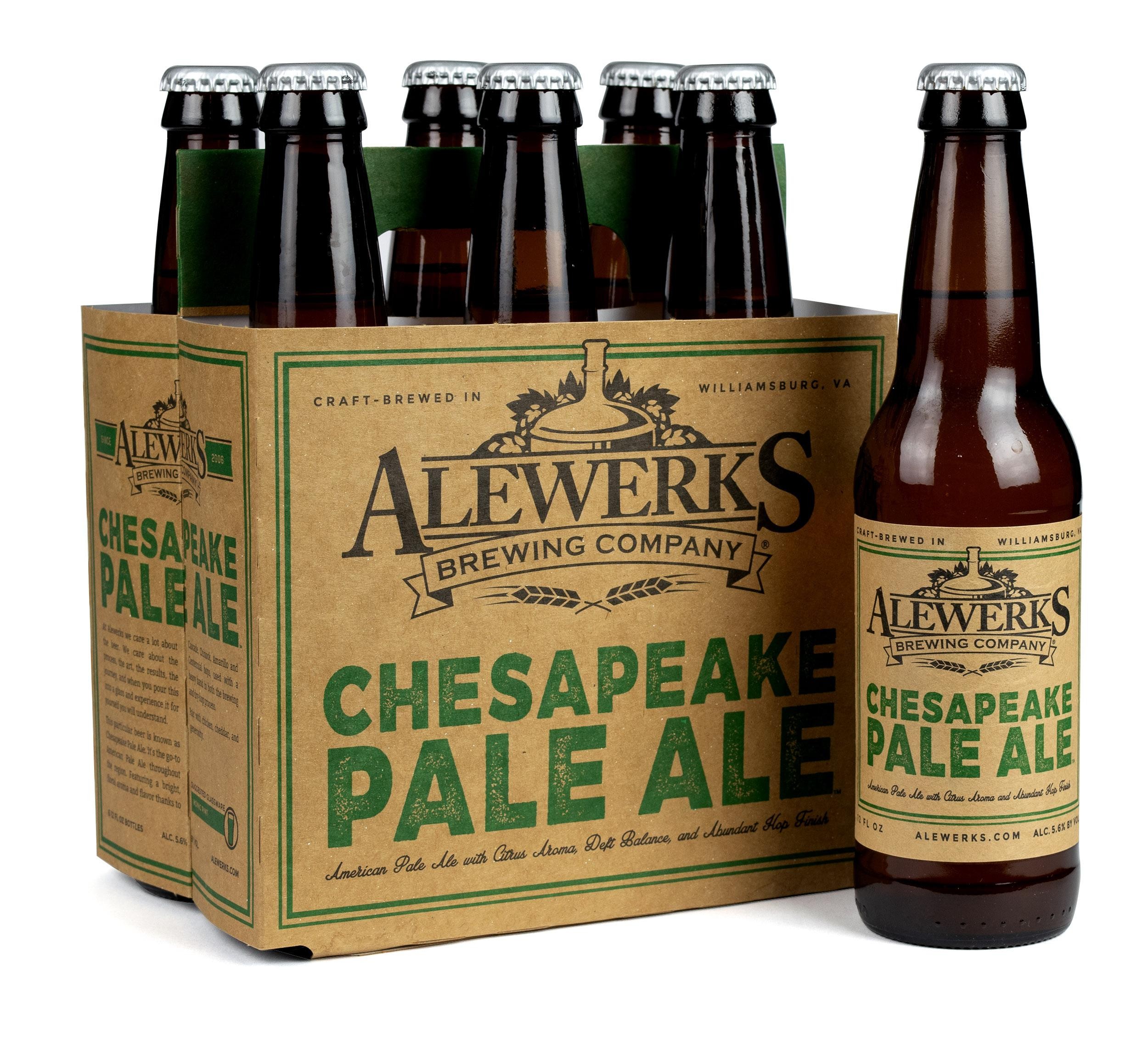 Alewerks Chesapeake Pale Ale 6/12 B