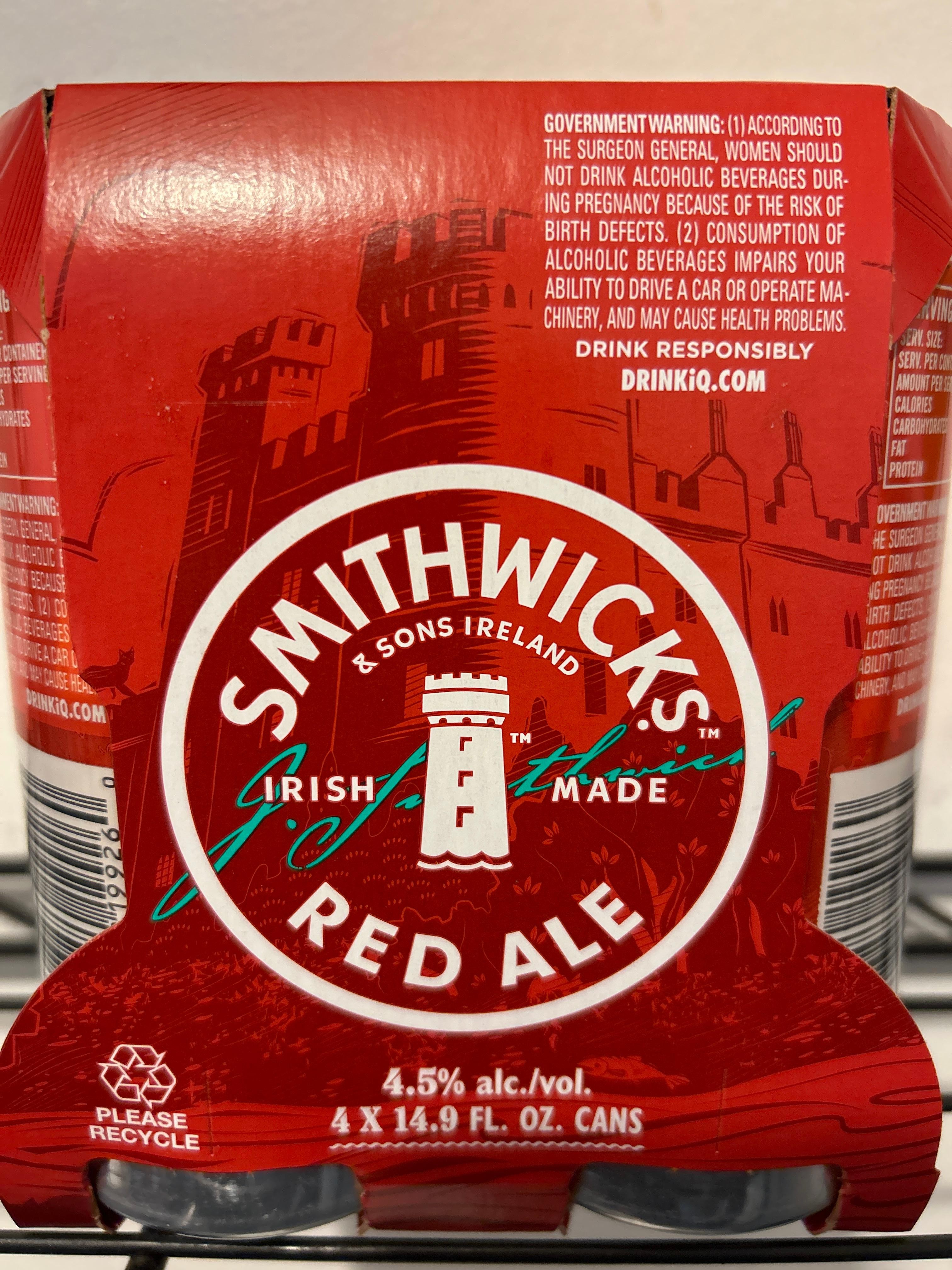 Smithwick’s Red Ale 4-pack
