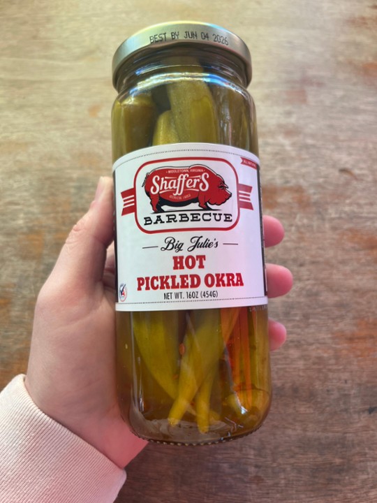 Big Julie's Hot Pickled Okra