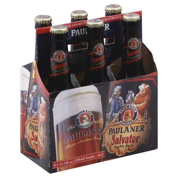 Paulaner Salvator Bock Lager - Beer - 6x 12oz Bottles