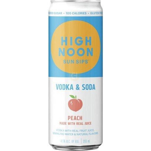High Noon Peach Vodka Seltzer Single