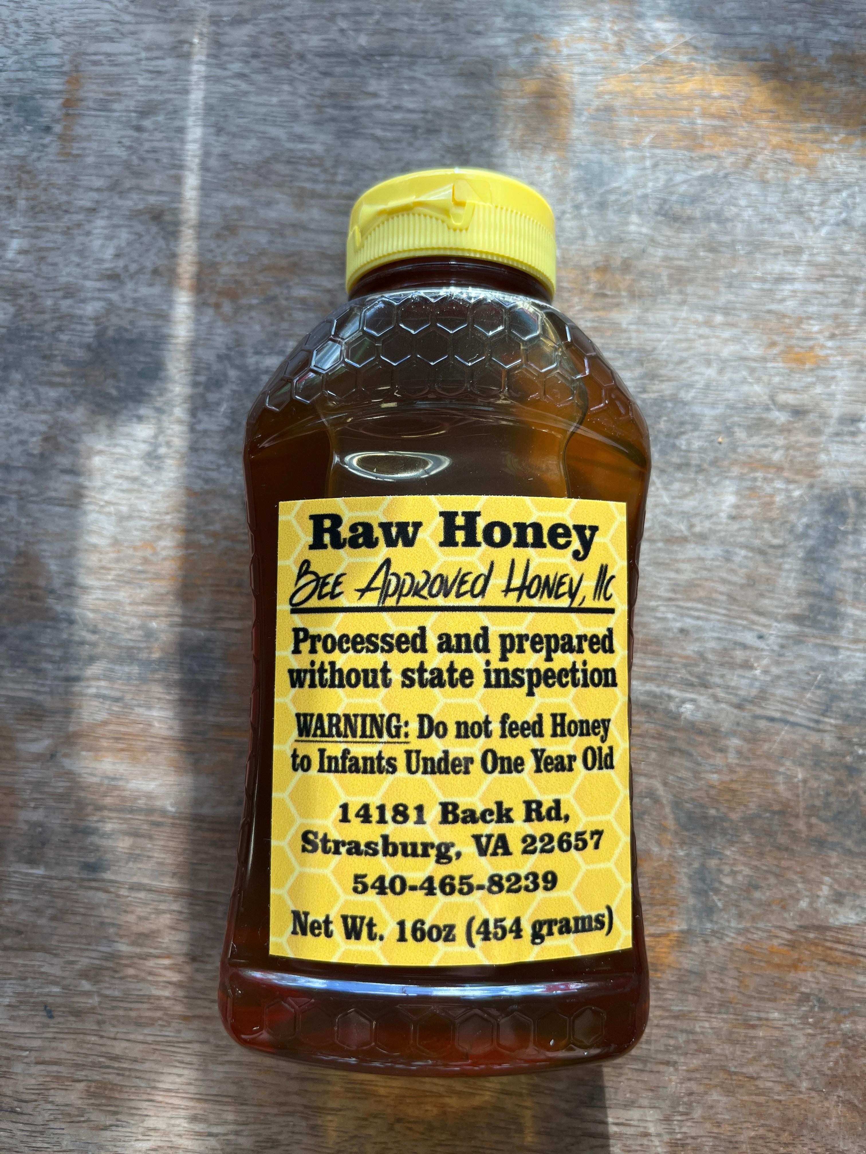 Bee Approved Honey 16oz