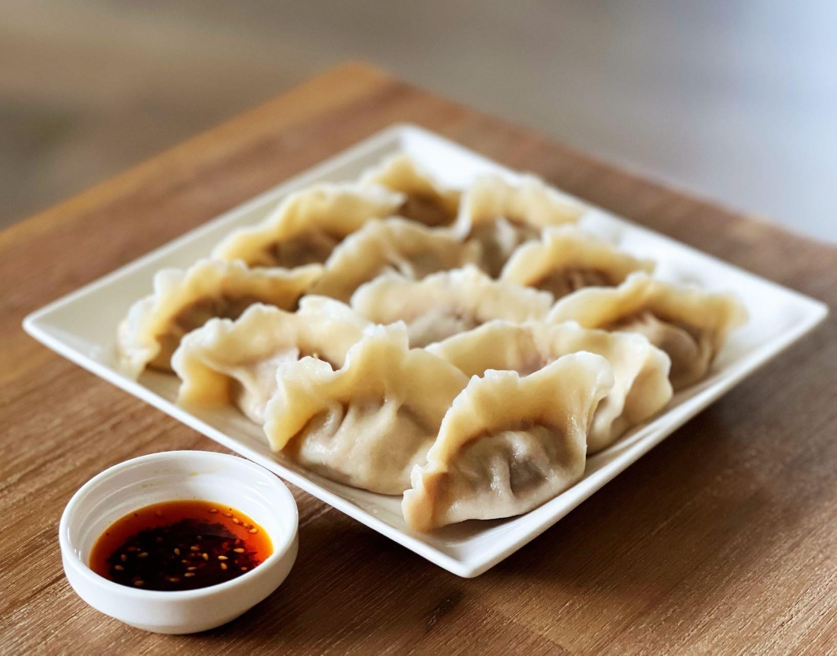Handcrafted Dumplings - Lamb with Chinese Cabbage (10 Piece) 手工羊肉白菜水饺