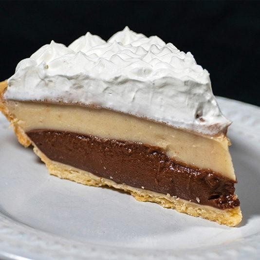 Chocolate Peanut Butter Cream Pie