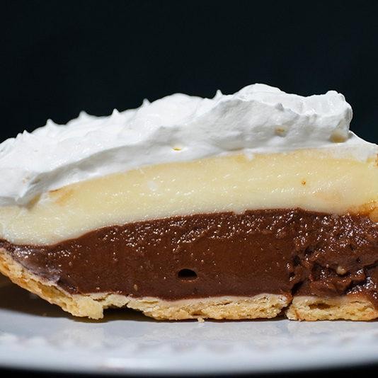 Chocolate Custard Cream Pie