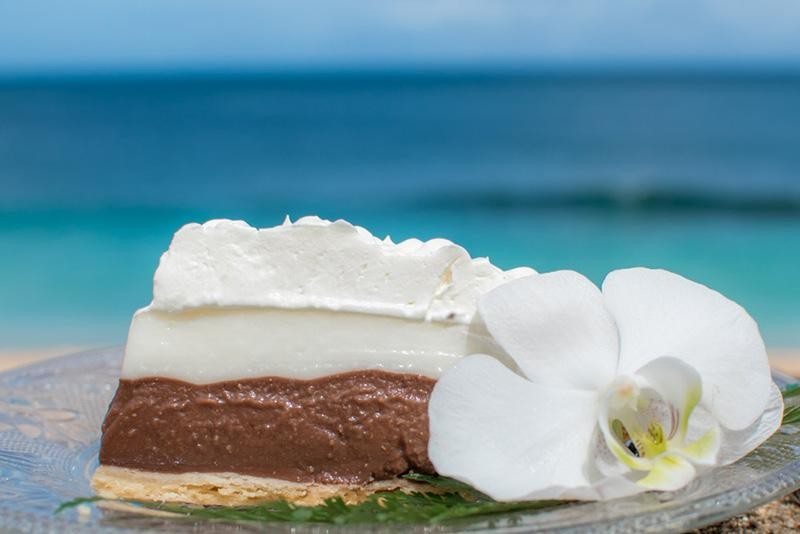 Chocolate Haupia Cream Pie