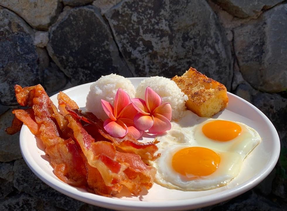 Bacon and Eggs Breakfast Plate