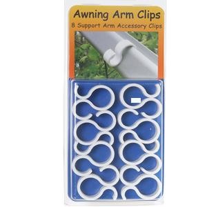 Awniing Arm Clips 8/Card
