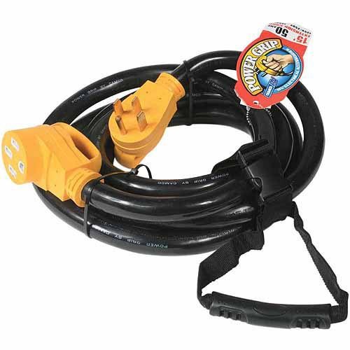 Camco PowerGrip 50 Amp RV/Electric Car 15 Ft Extension Cord - Trailer Parts and Accessories at Academy Sports