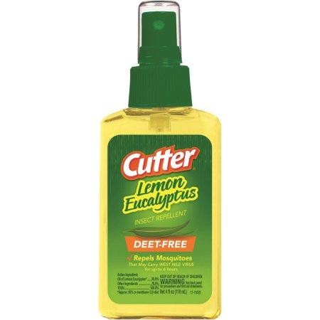 Cutter Lemon Eucalyptus Insect Repellent Spray  4 Fl. Oz.