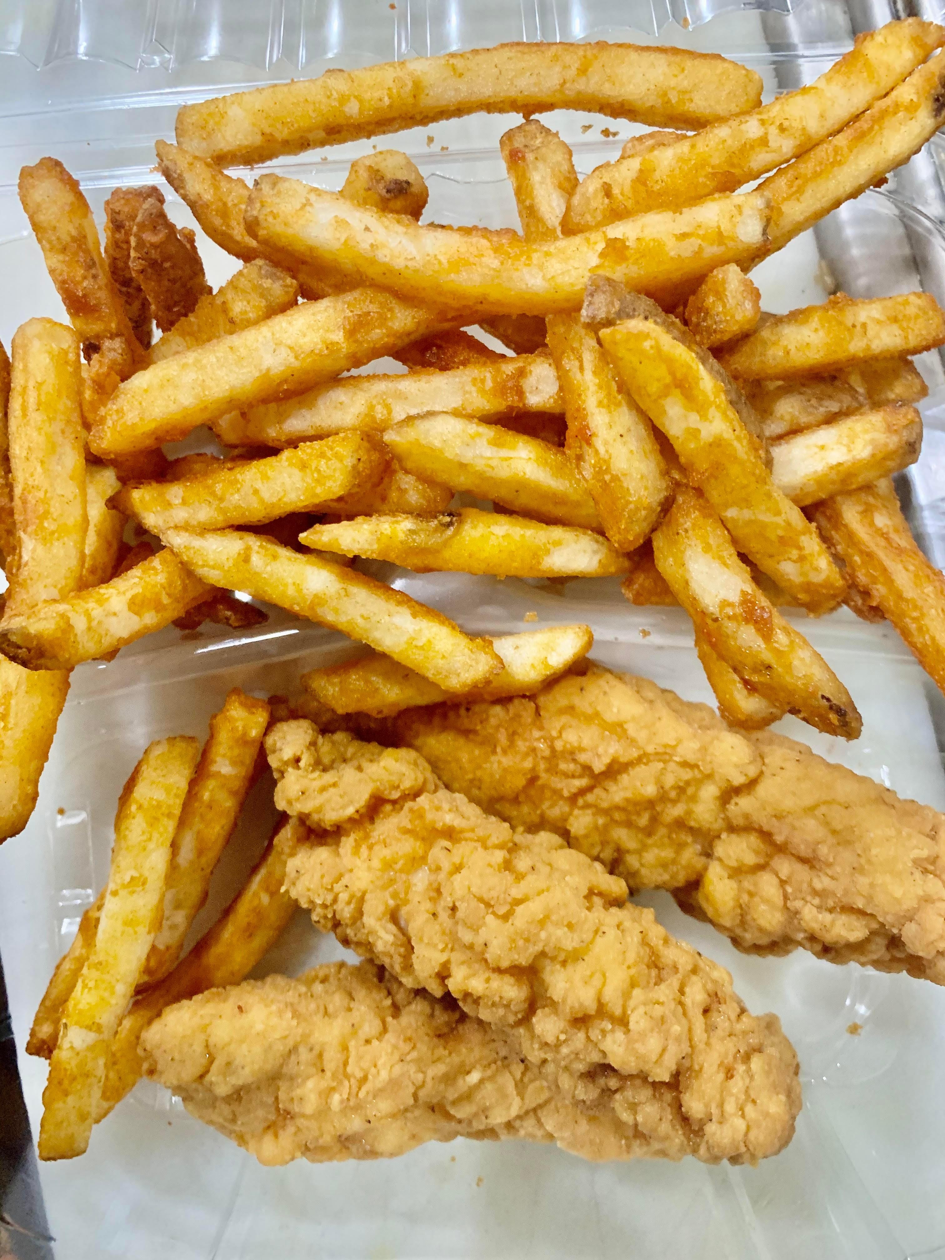 Chicken Tenders with soda