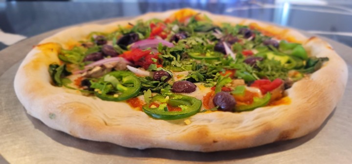 Ultimate veggie pizza