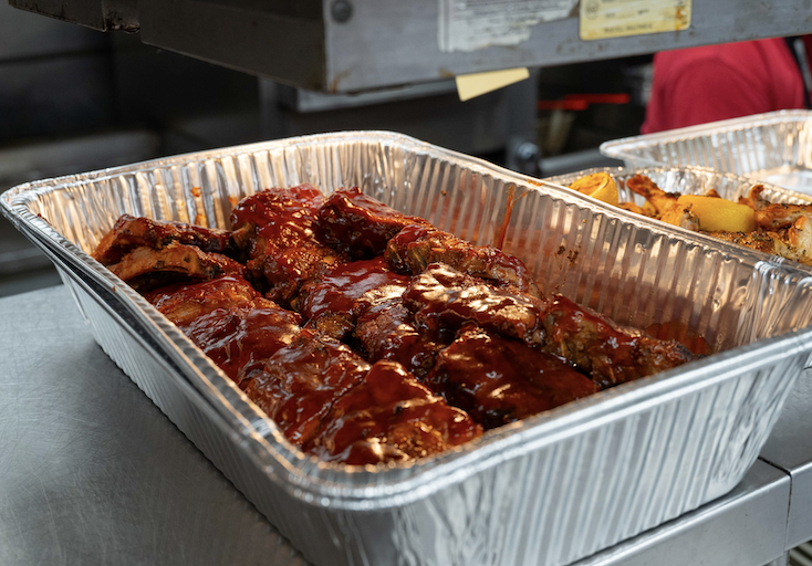 Tray of Our Famous Baby Back Ribs