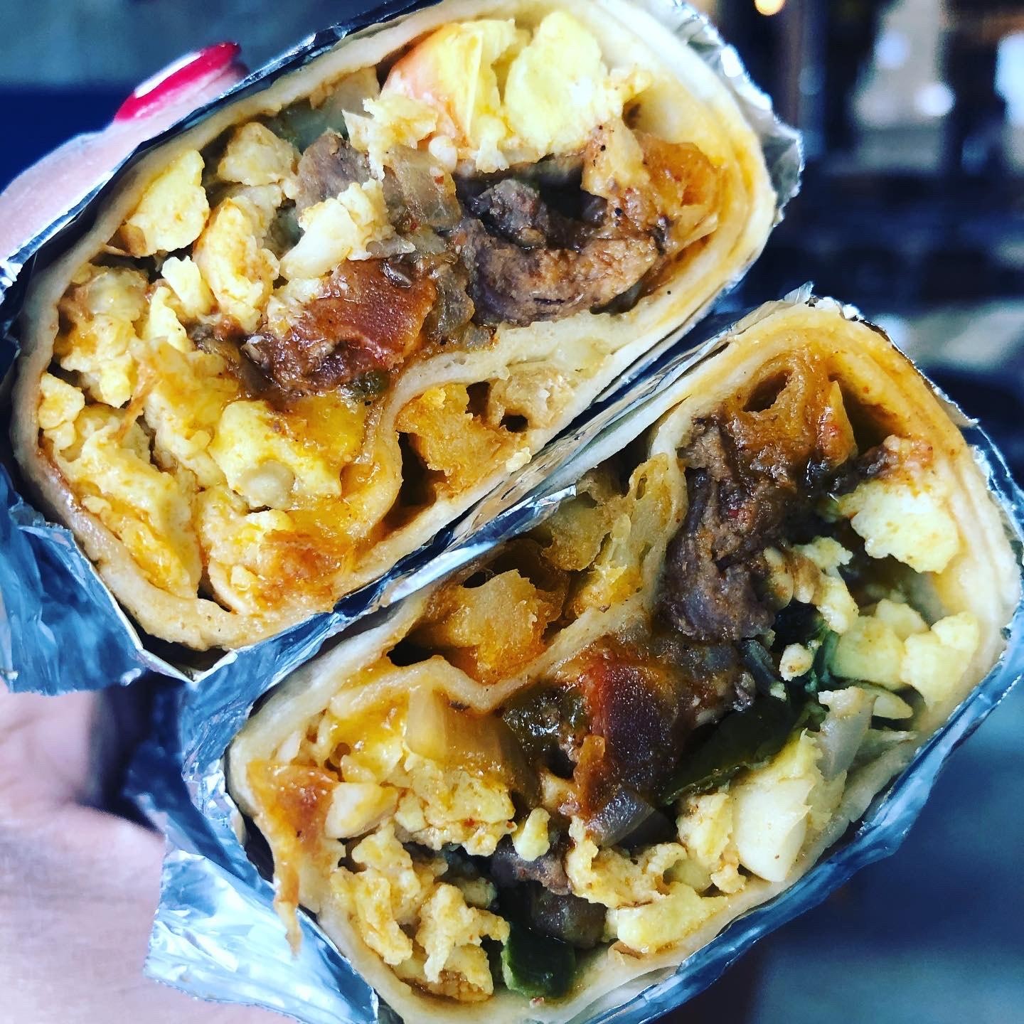 Meat Burrito- WEEKENDS, ONLY
