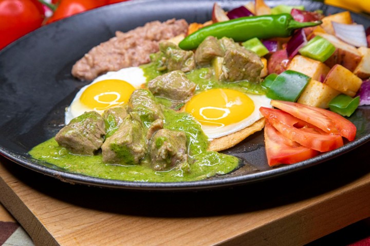 Omelette Chile Verde