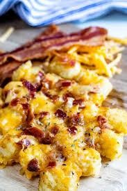 Loaded Tater Tots w/ BACON