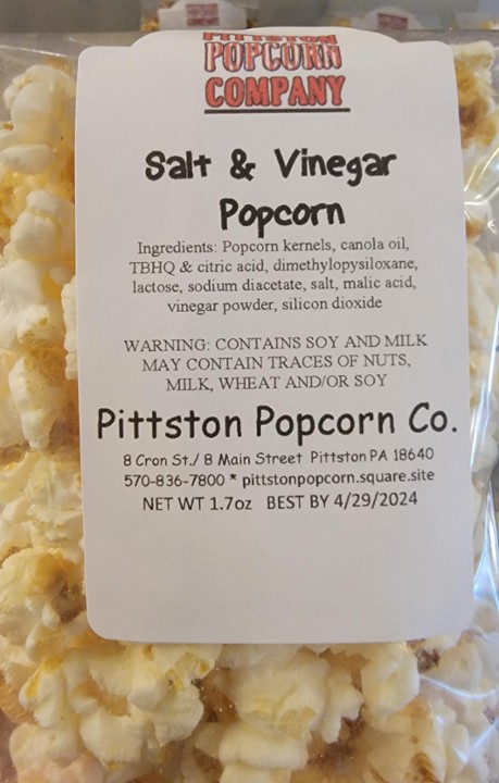 Salt & Vinegar Pittston Popcorn