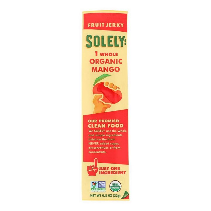 Solely Fruit - Fruit Jerky Mango