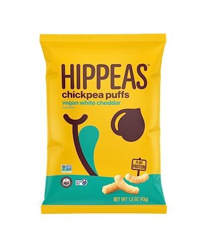 Hippeas Chickpea Puffs, Vegan White Cheddar, 1.5 Ounce