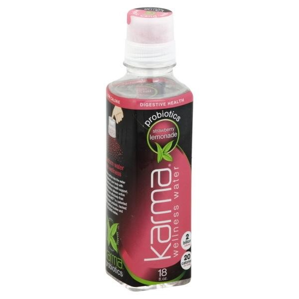 Karma Wellness Water: Probiotics Drink Strawberry Lemonade