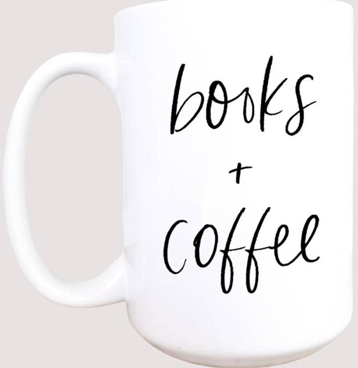 Books & Coffee Mug