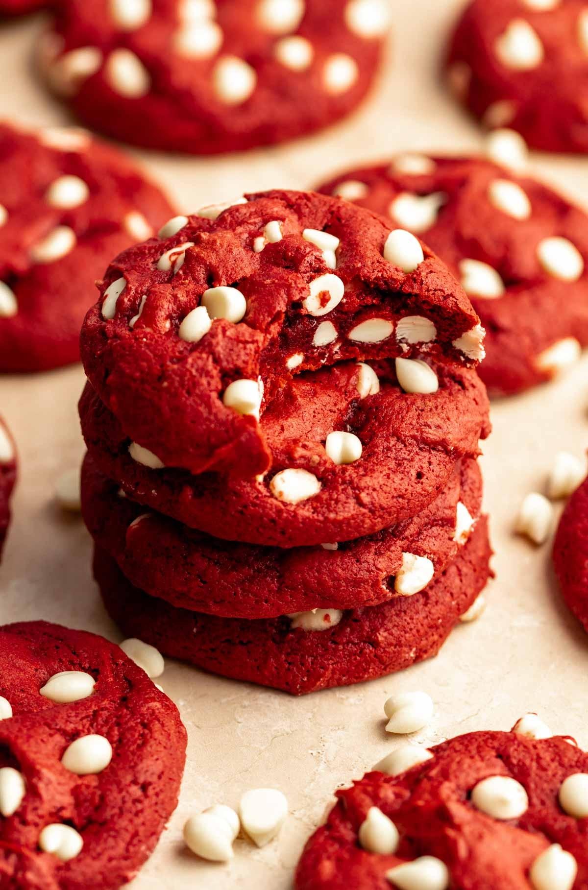 Scratch Red Velvet Cookies