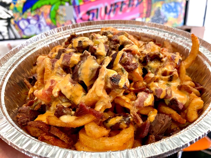 Curly Loaded Bacon Fries